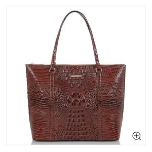 BRAHMIN JULES TOTE PECAN MELBOURNE WEEKEND BAG